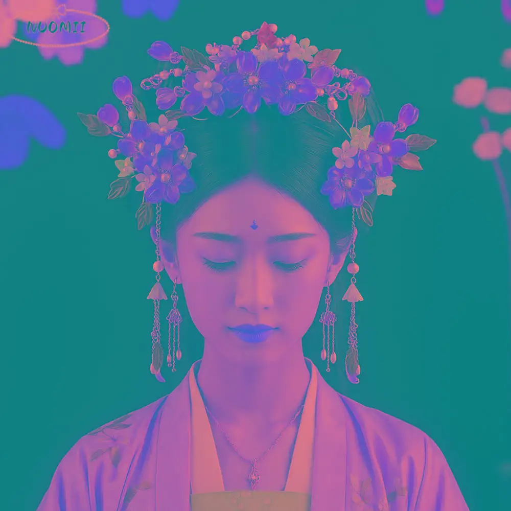 

Luxury Hair Clip Blue Flower Hairpin Pearl Long Tassel Hair Stick Chopstick Chinese Hanfu Hair Accessories Flower Hair Comb