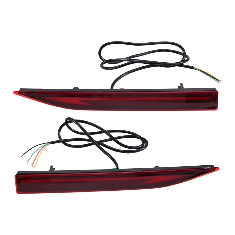 

LED Rear Bumper Brake Light Turn Signal Lamp For Toyota Yaris Vios 2022-2023 Car Reflector Light Dynamic-A65M