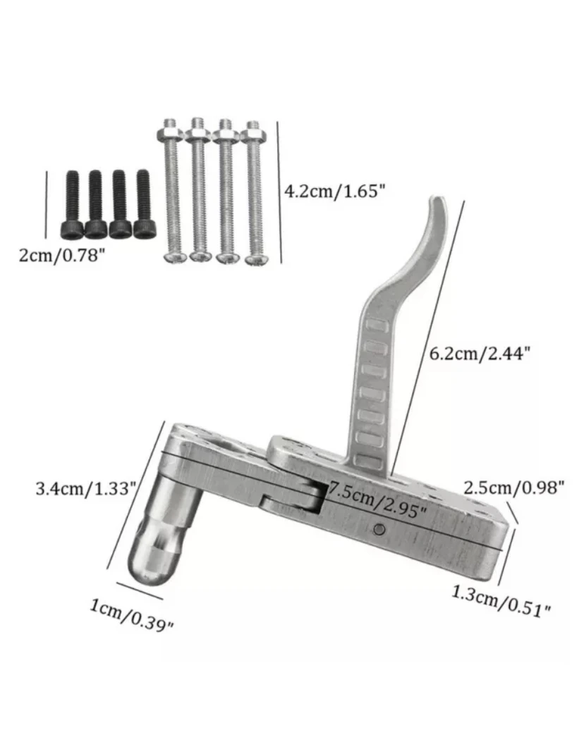 Rvs Slingshot Release Apparaten Catapult Rifle Trigger Met Schroeven Hoge Kwaliteit