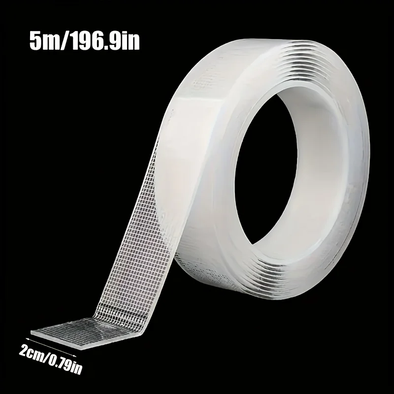 Heavy Duty Nano Tape Double Sided Transparent Waterproof Adhesive Tape Removable Strong Sticky Mounting Tape for Home Office