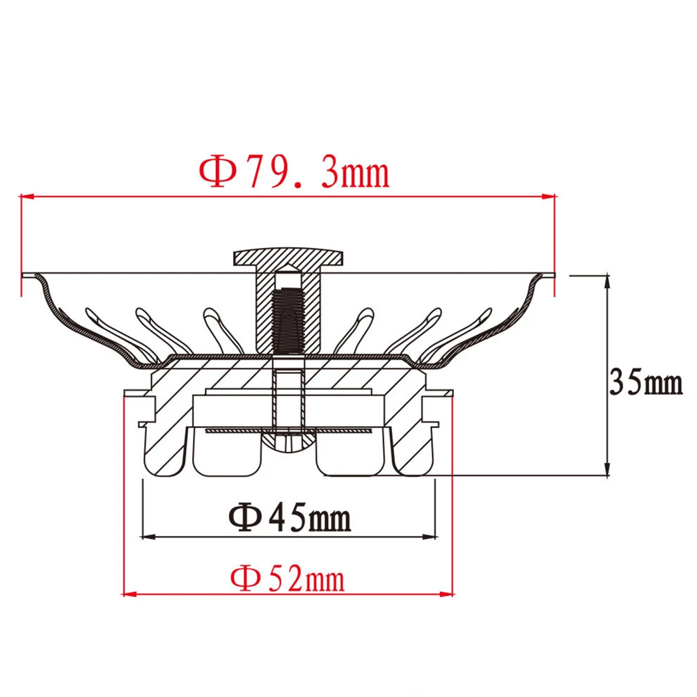 Maintenance Stainless Steel Sink Strainer Stopper Unblock Your Drain With Ease Perfect Size For Easy Installation