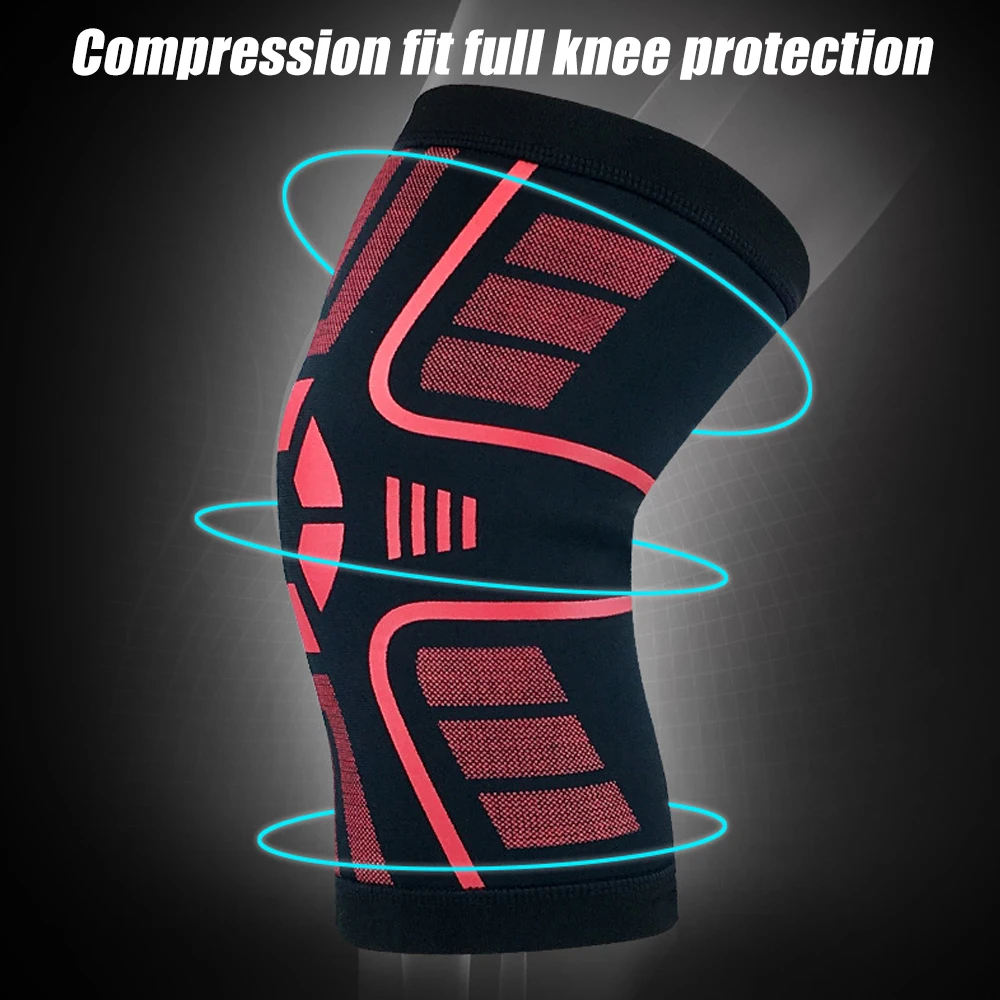 1 PCS Professional Sports Knee Brace, Knee Compression Sleeves for Men and Women, Knee Support for Running, Workout, Gym, Hiking