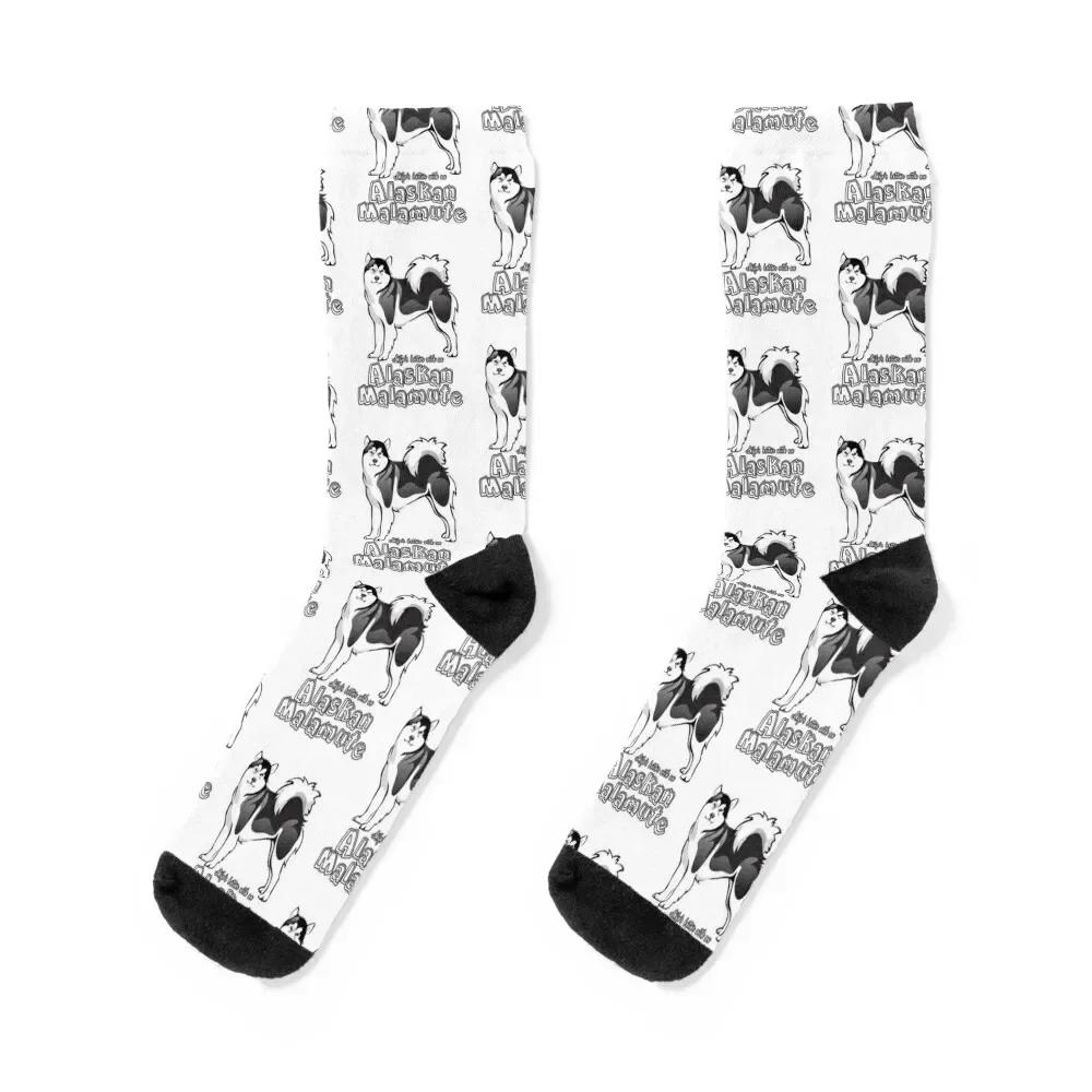 

Life's Better With An Alaskan Malamute! Especially for Malamute Lovers! Socks man luxe sports and leisure Socks Women Men's