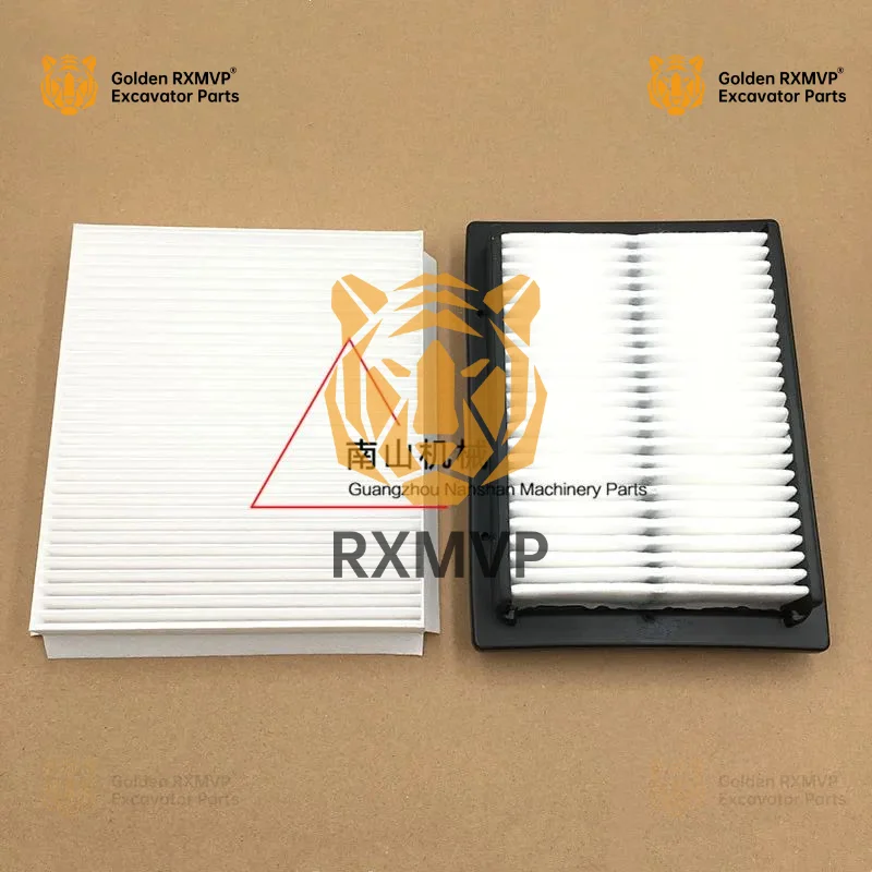 For Xcmg Xe135d Xe150d Xe210d Xe215d Xe235d Xe370d 470d Air Conditioning Filter Inner And Outer Strainer Excavator