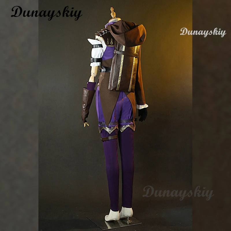 LOL Caitlyn Kiramman 보안관 파일럿 오버 코스프레 코스튬, 작은 케이크 코트 유니폼 가발, 섹시한 카니발 세트, 맞춤형 게임