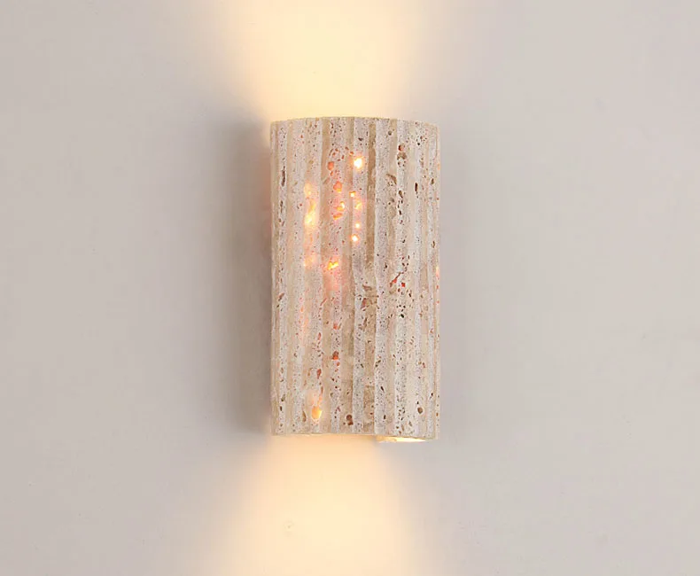 Three-Dimensional Natural Stone Wall Light Outdoor 3000K