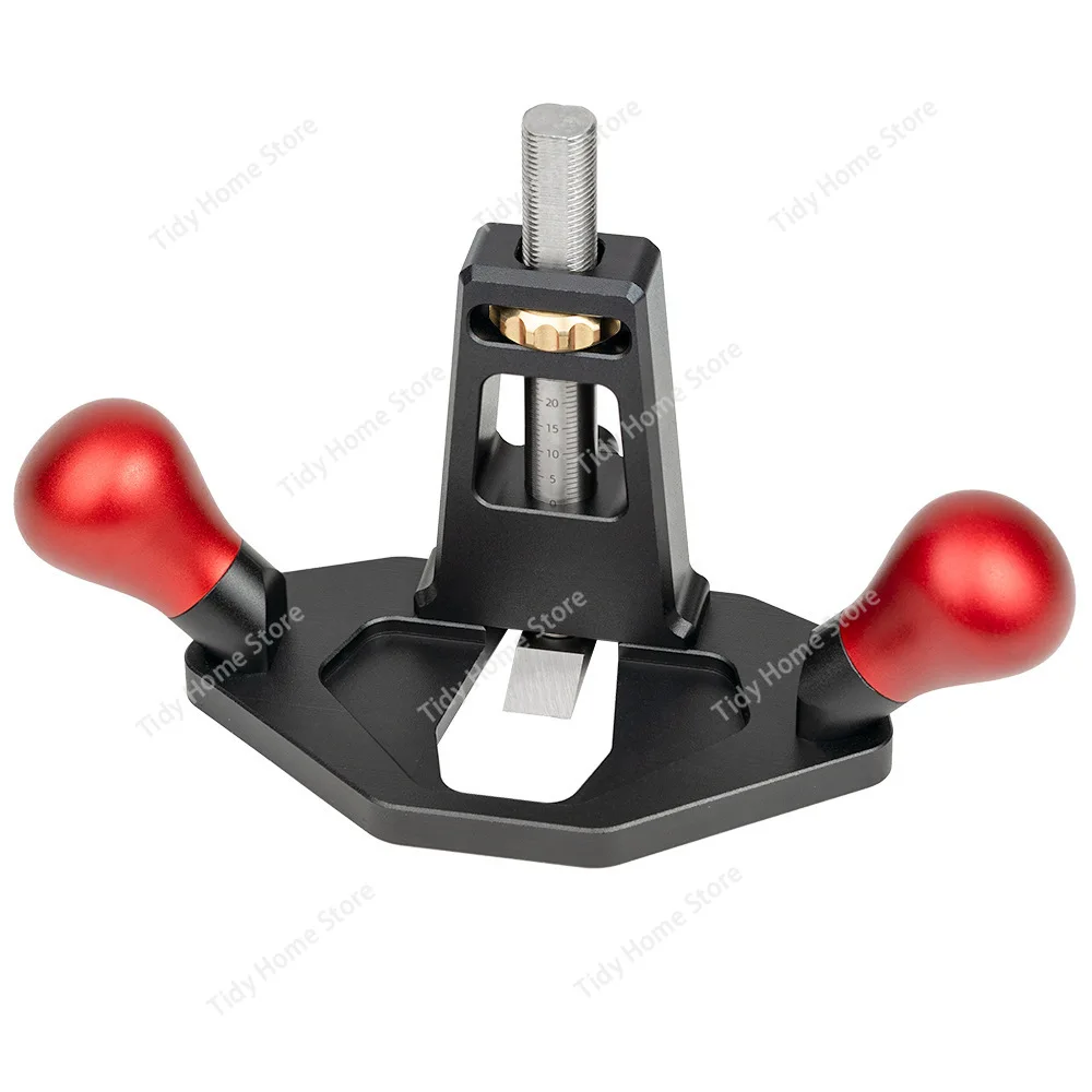

Woodworking Hand Router Plane Kit with Blade Lift Mechanism Shoulder Planer Wood Planer for Tuning Joinery Cutting Grooves