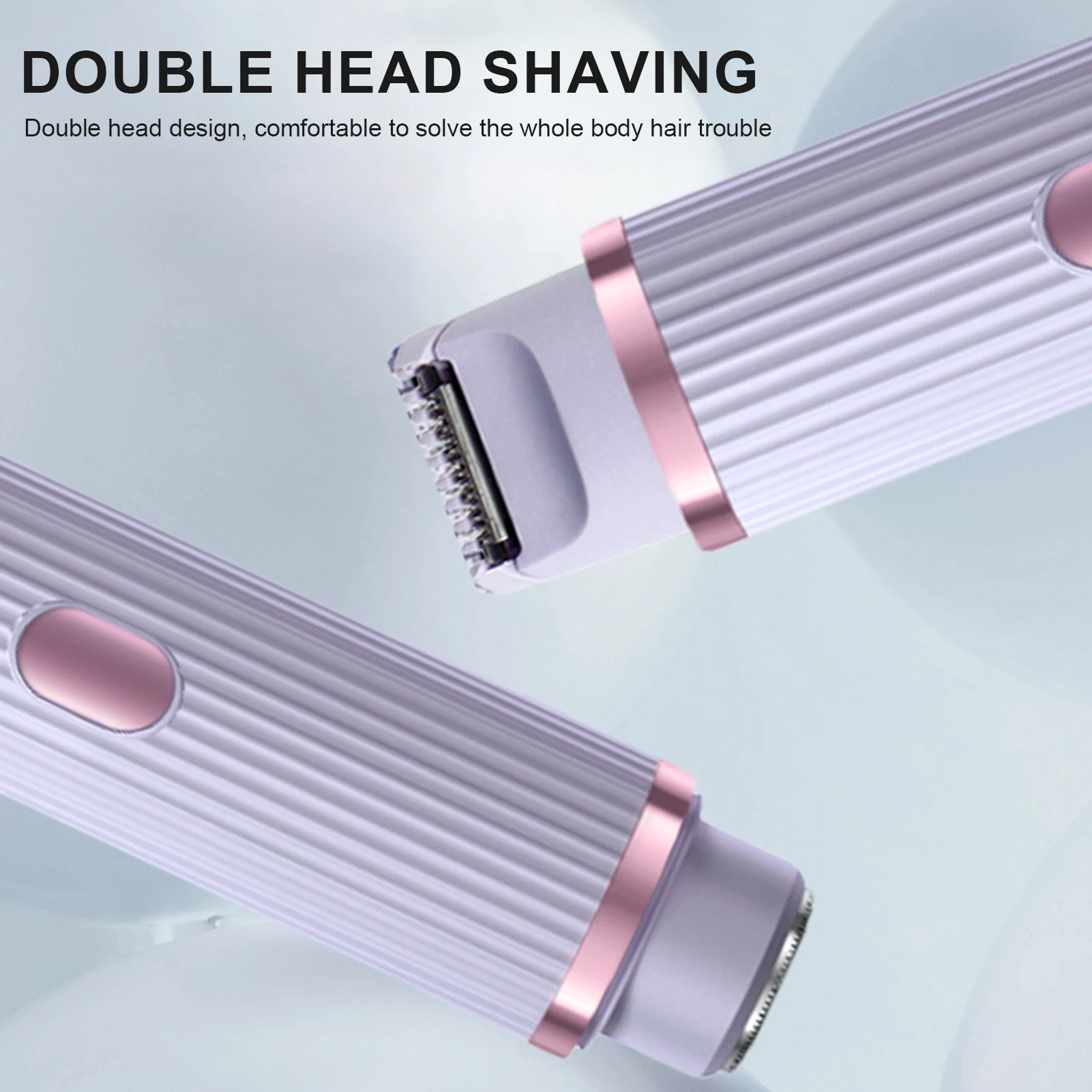 ماكينة إزالة الشعر للنساء، ماكينة تشذيب الشعر الحميمة غير المؤلمة، ماكينة إزالة شعر الوجه القابلة لإعادة الشحن عبر USB، أجهزة حلاقة الفخذ تحت الإبط