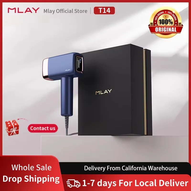 

2022 MLAY T14 NEW Arrvial IPL Hair Removal Device 500000 shots Fast Shoting With Replacable Lamp