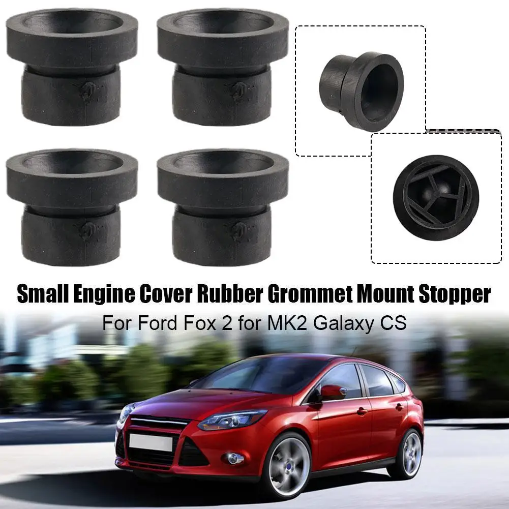 For Peugeot 407 4 Pcs 2.0 Diesel Engine Cover Grommet Parts Mount Bush Accessories Engine Buffer Stopper Rubber Auto Motor Y0V8