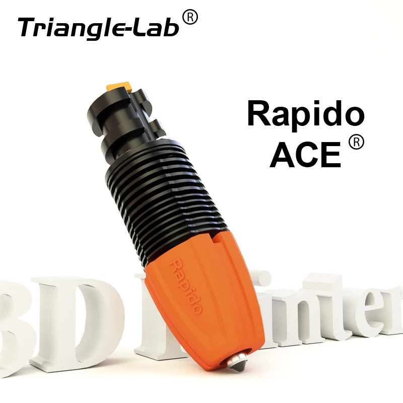 Imagem -02 - Trianglelab Rapido Ace Hotend Alto Fluxo Alta Velocidade Alta Temperatura Acionamento Direto ou Arcden Compatível com Extrusora Voron Dde Rapido