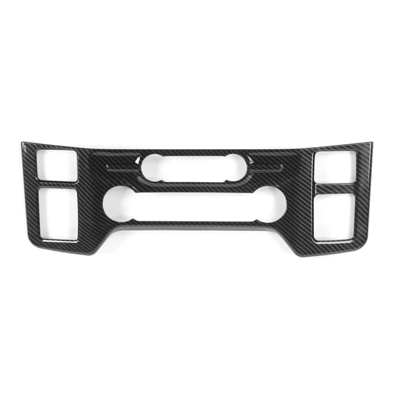 

Простая накладка на панель центрального управления кондиционером для Ford F 150 2021-2023, аксессуары-ABS из углеродного волокна