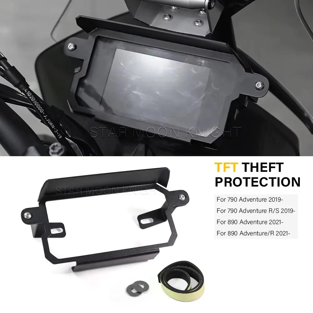 

HD Screen Guard For 890 790 Adventure R 2021- 790 ADV 2019- Motorcycle TFT Panel Protector Anti Theft Instrument Protect