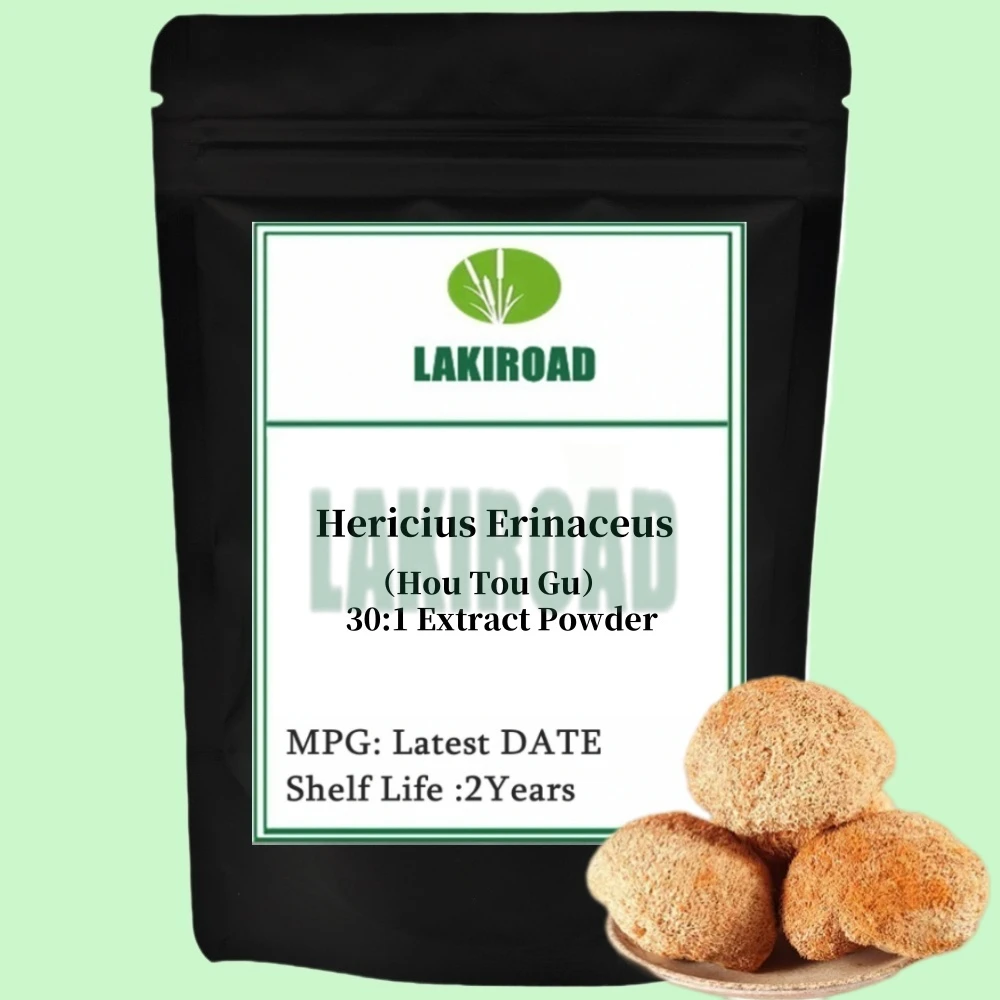 

Global Customized Proportion Packaging Lions Mane Mushroom Extract Powder Bulk Hericium Erinaceus Out Packing Aluminum Foil Bag
