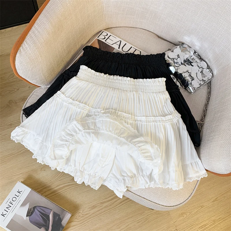 

Юбки женские кружевные, с люверсами и вышивкой, многослойные, с рюшами, французский дворцовый дворец, европейский свадебный коктейль, элегантное вечернее платье, праздничная одежда