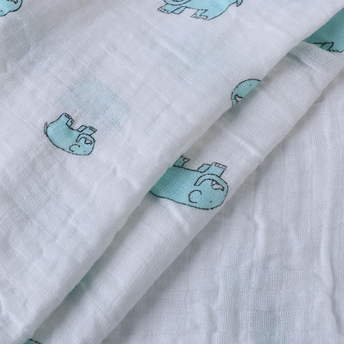 

Cotton Gauze Towel Baby Swadding Blanket Bath Cloths Infant Printing for Babies