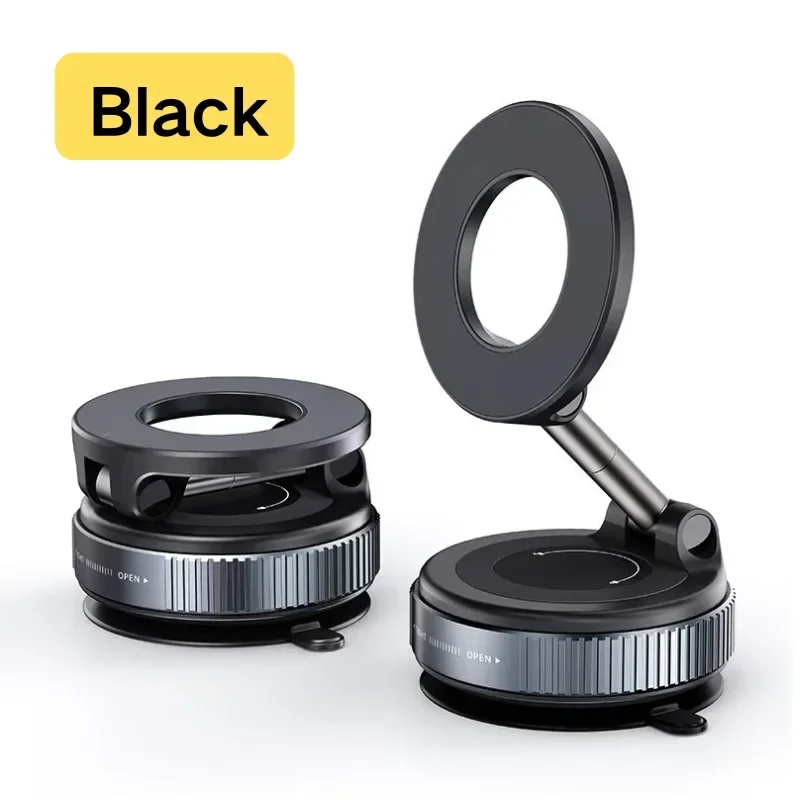 Autotelefoon Magnetische standaard Mechanische vacuümzuignap 360° draaibaar ° Magnetische adsorptiebeugel Navigatie Universele houder