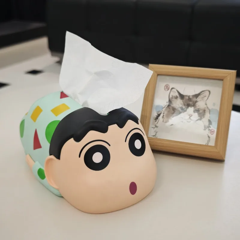 

Горячая новинка: Изысканный диспенсер для салфеток серии Kawaii Shinchan – креативный дизайн с мультяшными персонажами, коробка для хранения салфеток, товары для дома, подарок