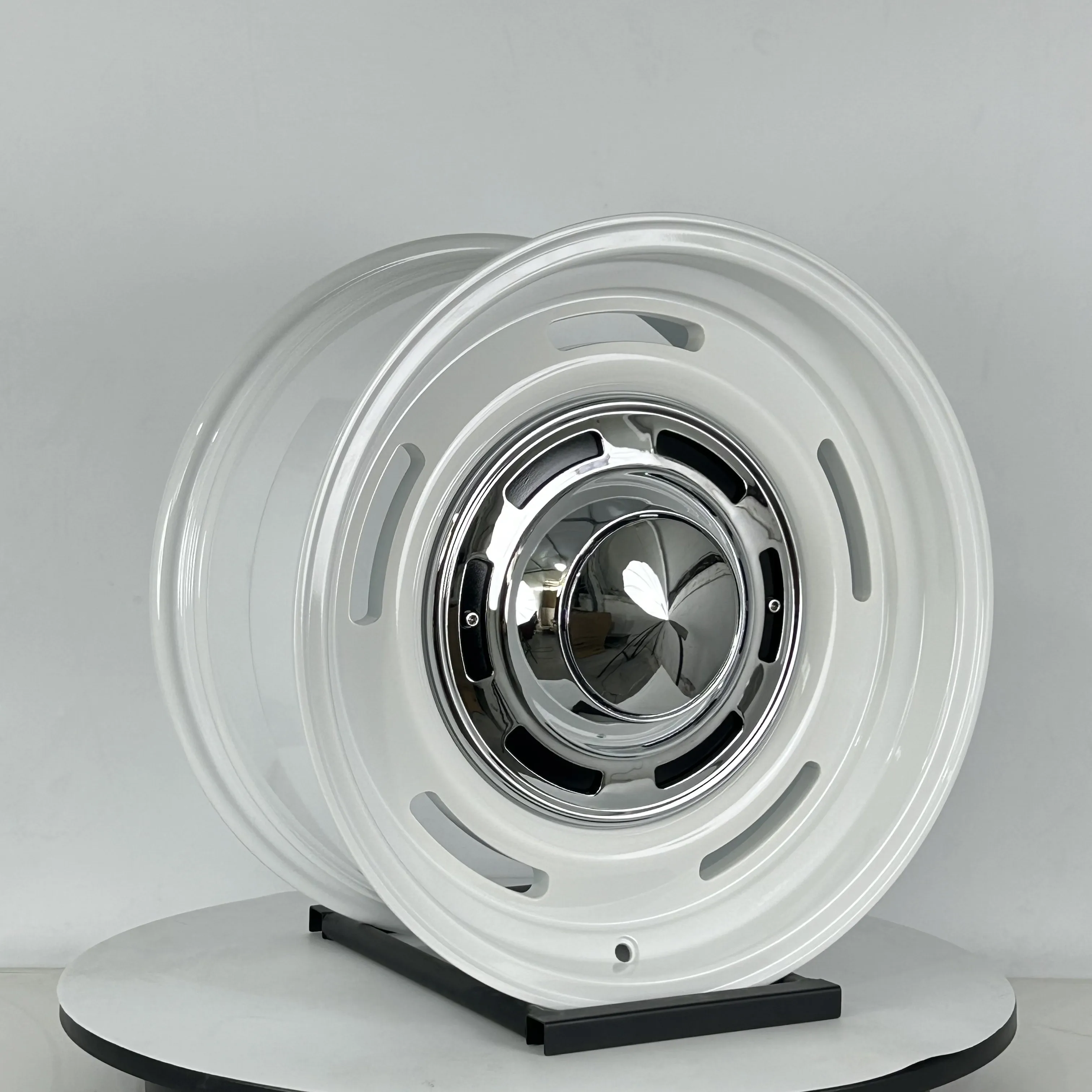 جديد طبق عميق عجلات الطرق الوعرة 15-24 بوصة Te37 مخصص سبيكة مزورة الحافات البيضاء تصميم مع 42 مللي متر 35 مللي متر 20 مللي متر ET ل F30 E90 E60 C300 #4