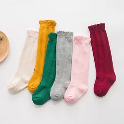 Solid Baby Boy Girls Knee Socks Spring Autumn Winter Girls Knee High Socks Children Kids Socks Fashion Dancing School Socks