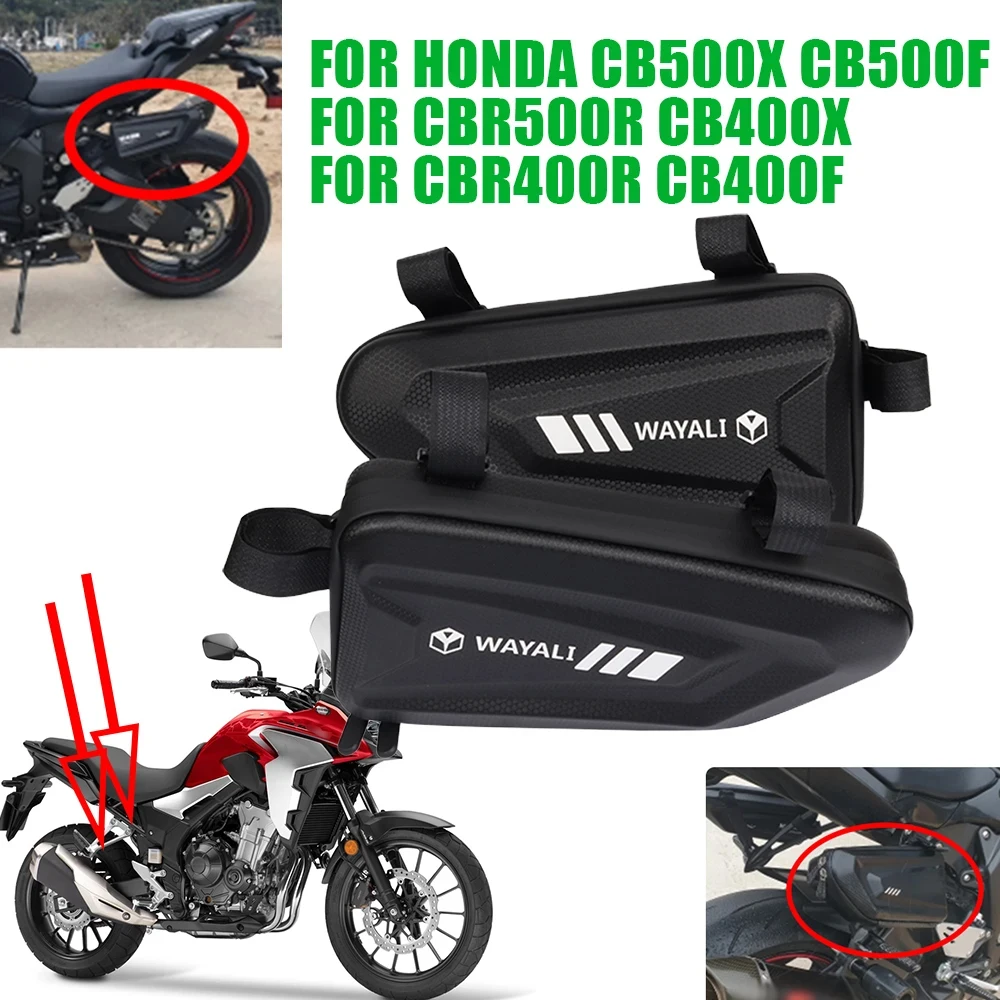 

For HONDA CB500X CB 500X CB500F CBR500R CB400X CBR400R CB400F Motorcycle Accessories Side Bag Fairing Tool Storage Triangle Bags