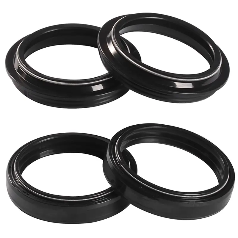 Front fork oil seal and dust cover measuring 41x53x8 for Kawasaki