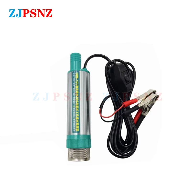 38mm 12V 24V Tragbare Mini Elektrische Auto Pumpe Zum Pumpen Diesel Öl Wasser Transfer Pumpe Camping Angeln tauchpumpe 30L/min – Detail 18