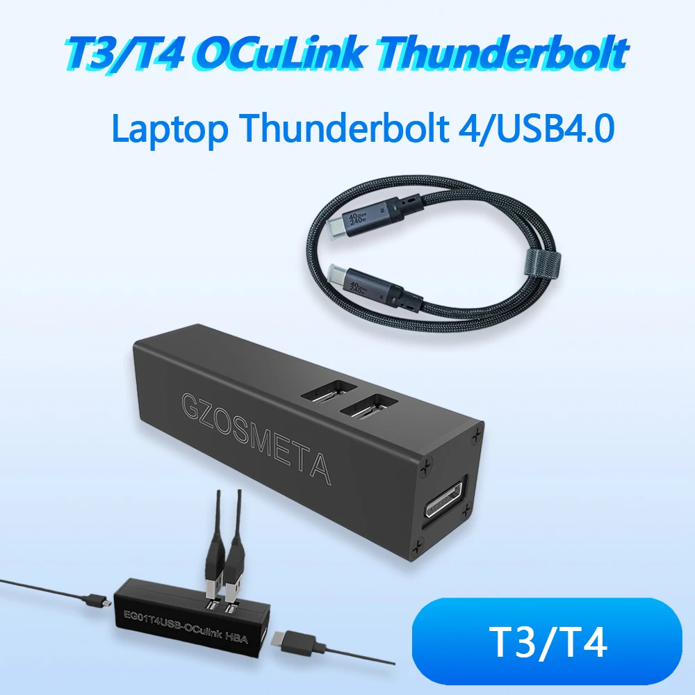 

T3/T4 Oculink Thunderbolt USB4 Adapter Notebook External Graphics Card Expansion Dock Oculink Interface JHL6340 7440 Chip