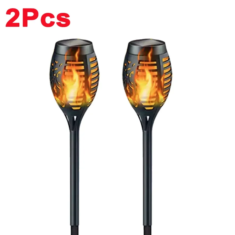 1-12 Stuks 12led Vlamzaklamp Op Zonne-Energie Flikkerend Licht Waterdichte Tuindecoratie Buiten Gazon Pad Tuin Patio Vloerlamp