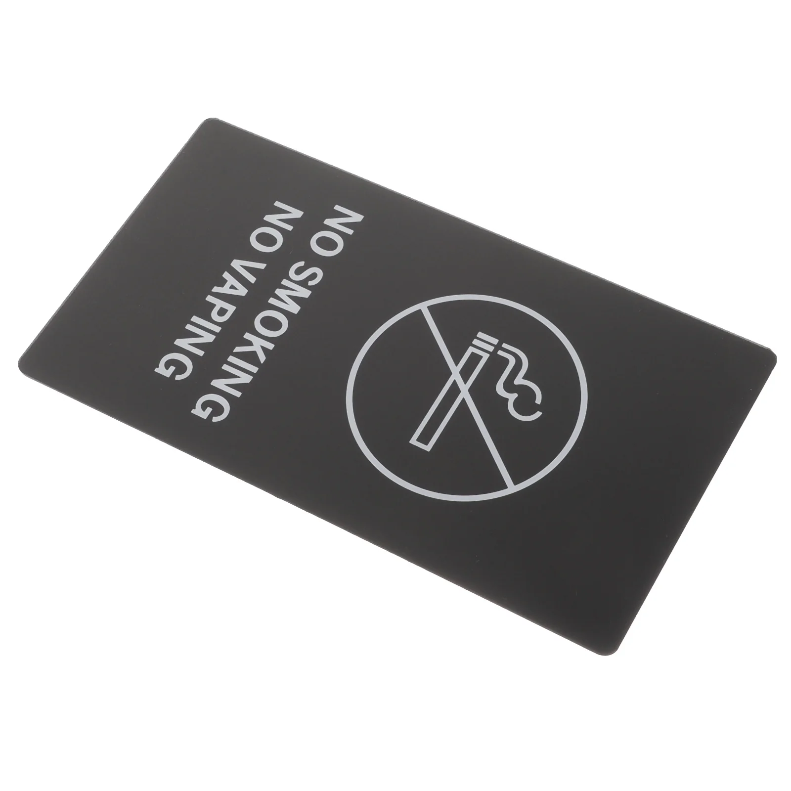 

No Smoking Indicator Acrylic Public No Smoking Sign Warm Reminder for Toilet Office Lounge Shopping Mall Safety Warning Board