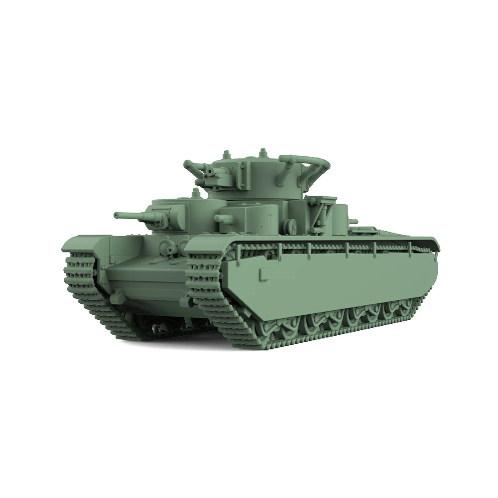 SSMODEL SS618 1/350 1/700 Model Kit Soviet T-35 Heavy Tank Miniature Static Model War Games