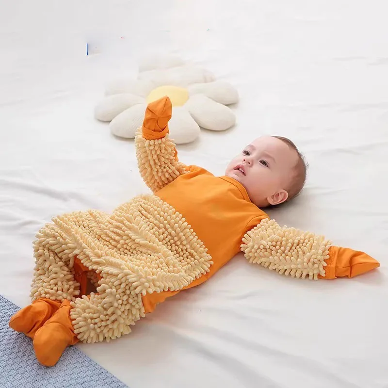 

Boys Newborn Baby Girls Boy Footie And Hat Girl Fleece Clothes 0 To 3 Months Clothing Mop Girl Jumpsuit Children Winter Romper