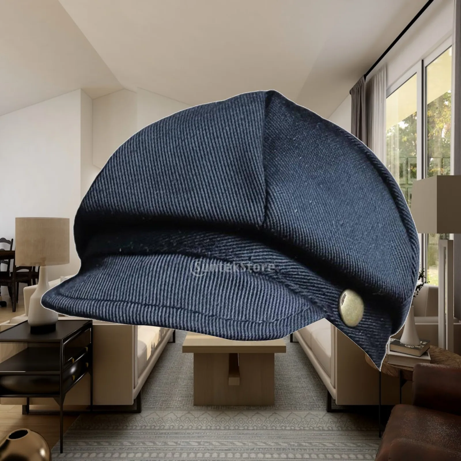 Doll Hat Unisex Newsboy Cap Textile Accessory for 1 6 Scale Doll Clothes and Miniature Fashion