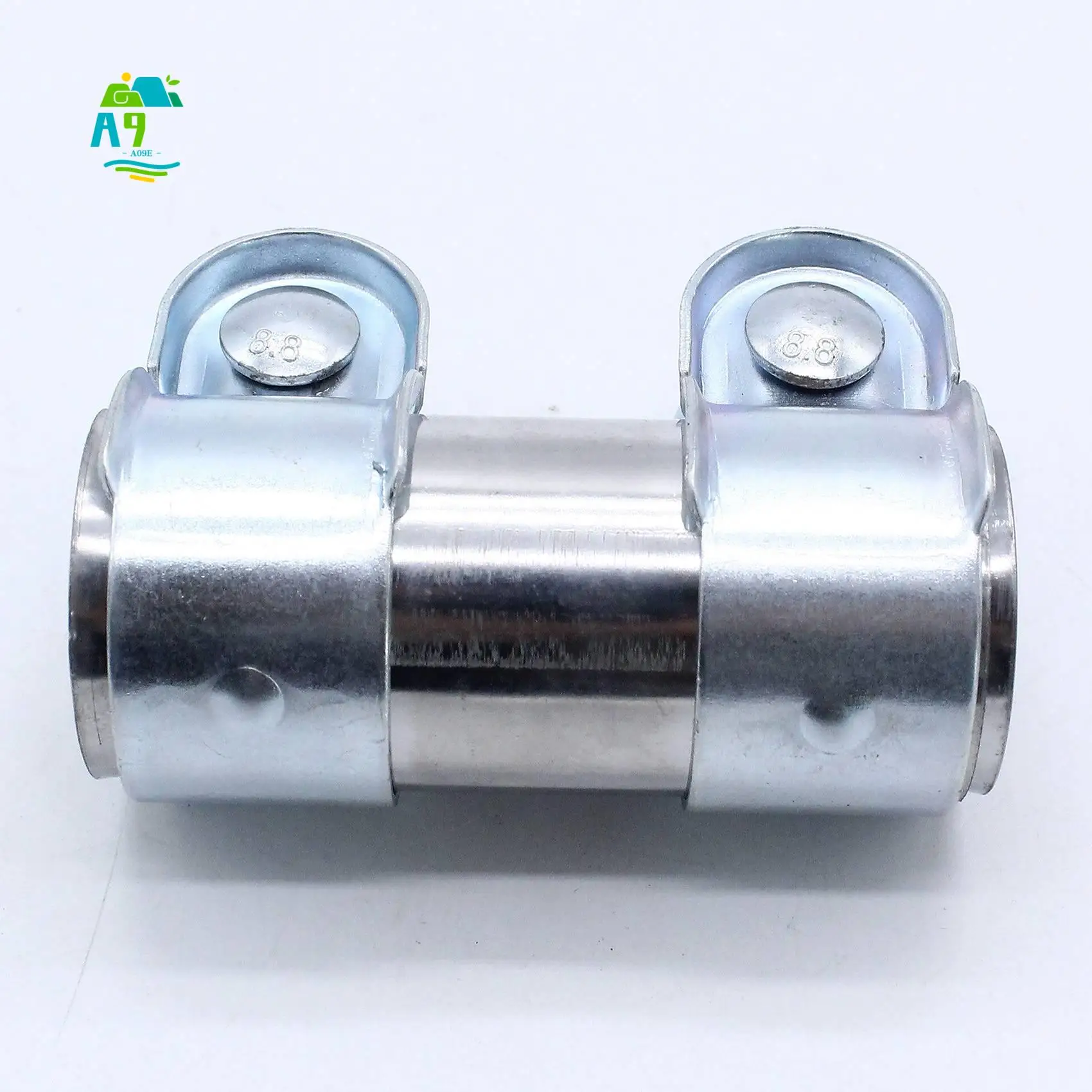 

A09E-35Mm X 95Mm Pipe Connector Double Clamp Exhaust System FA1 Pipe Connector For Exhaust System Car Tools Car Modification