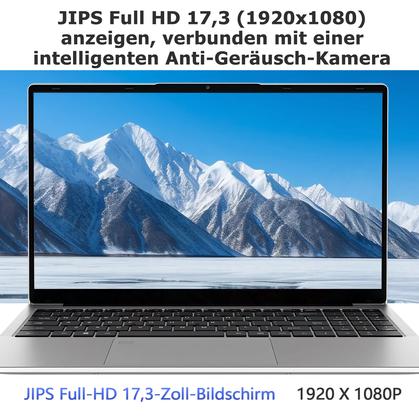 Portátil de 17,3 pulgadas con pantalla FHD IPS, procesador AMD Ryzen 3 3250C, 8 GB de memoria DDR4, disco SSD NVMe de 512 GB, Windows 11 Pro, Wi-Fi 6 y Bluetooth 5.3, ideal para la oficina y el estudio.