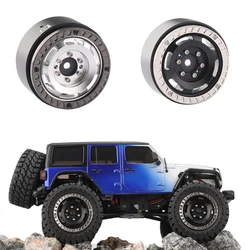 2 sztuki 1.33 cali sześciokątna piasta metalowe koło dla 1/14 1/24 gąsienica RC oś samochodu SCX24 TRX4-M FPS Ford Bronco części opon Laditor