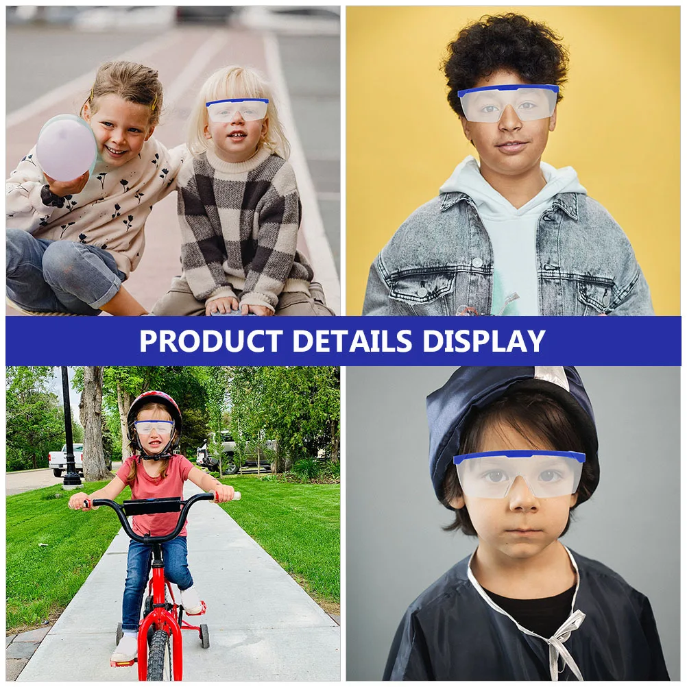 

8Pcs Childrens Protective Goggles Antiscratch Durable Multifunctional Windproof Comfortable Wear Not Easy to Skid