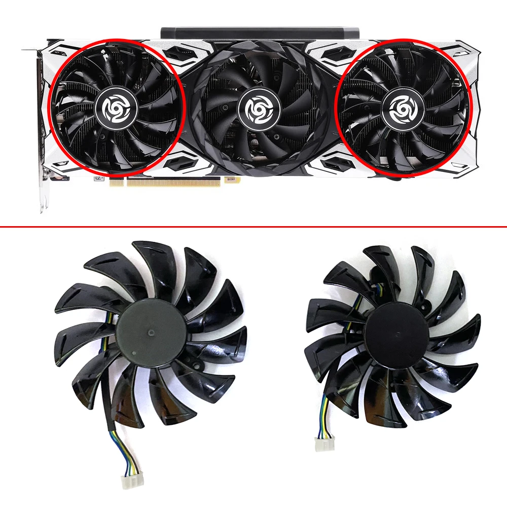 NEW GA92S2U 4PIN 87MM FAN For ZOTAC RTX 3080Ti RTX 3060Ti RTX 3090 RTX 3060 Apocalypse Cooling Fans