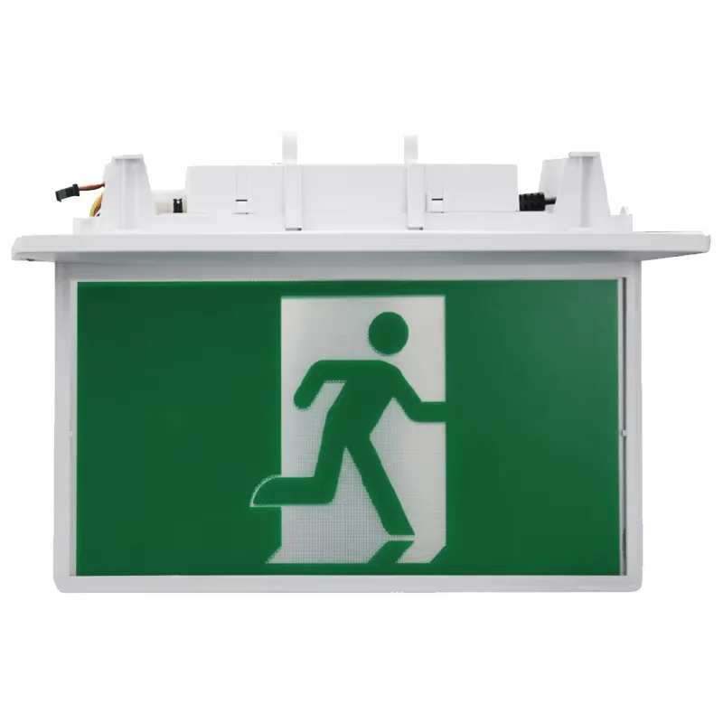 Listing Automatic Test Emergency Exit Sign Light Double Sided