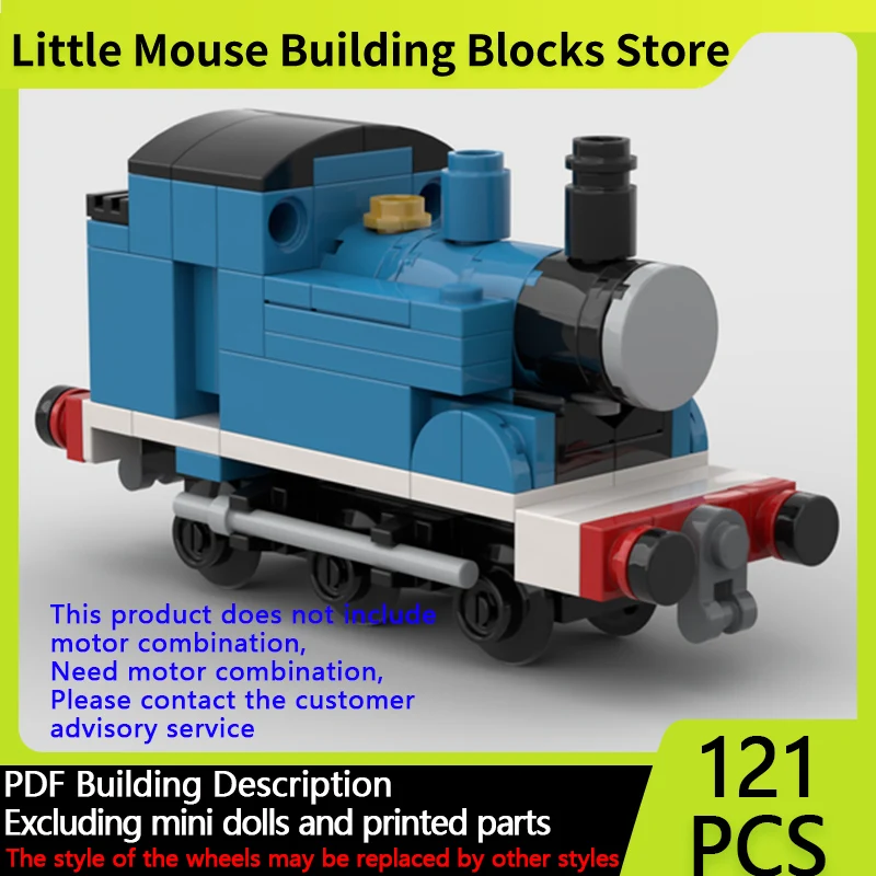 

Популярная аниме-модель городского автомобиля MOC, строительные кирпичи, паровоз, модульная технология, подарки, праздник, сборка, детские игрушки, костюм