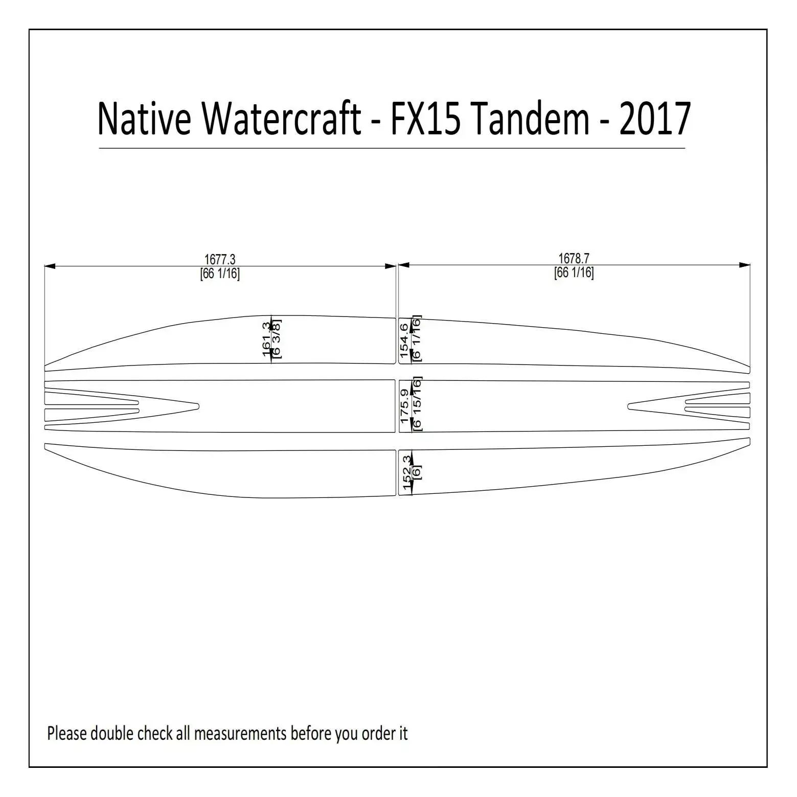 

2017 Native Watercraft FX15 Tandem Kayak Boat EVA Foam Deck Напольный коврик Пол