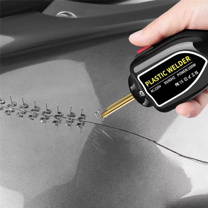 

Classy-Plastic Welder New Hot Air Torch Hot Stapler Plastic Welder Soldering Iron Nail Bumper Repair Car Tool