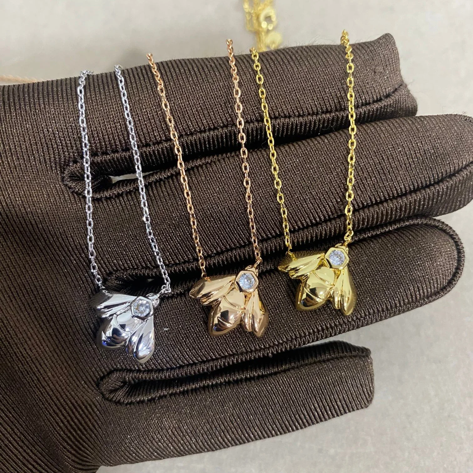 

High Quality 18K Gold Plated AAA Zirconia Honeybee Necklace Sets For Women Fine Jewelry Birthday|Friend|Christmas Gift