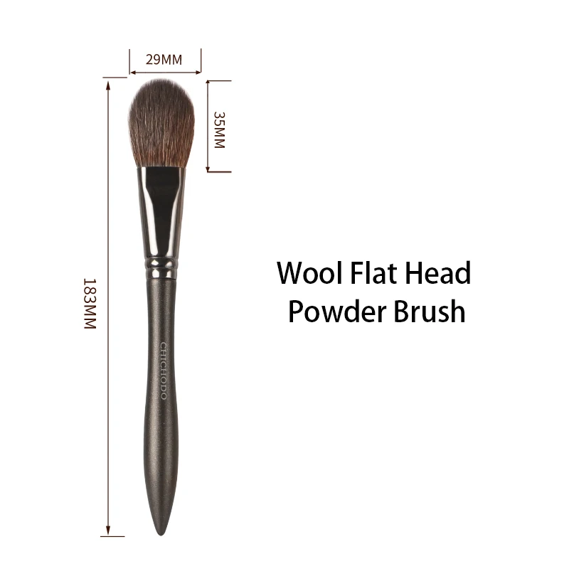 CHICHODO Cosmetic Brush-Natural Hair Tiny Waist Handle Series Makeup Brushes-04Goat Hair Heart-shaped Blusher Brush