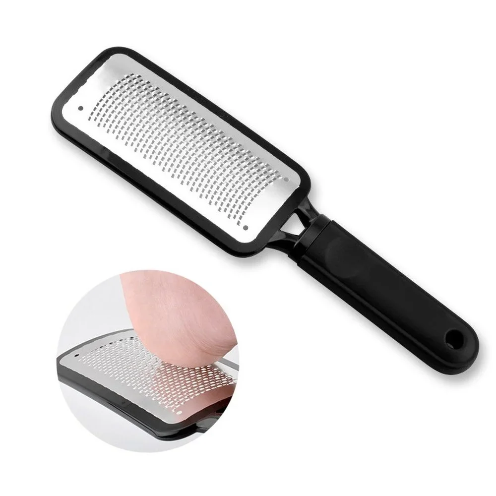 1PC Professional Double-Side Foot File Heel Grater for The Feet Pedicure Rasp Remover Metal Scrub Manicure Nail Tools