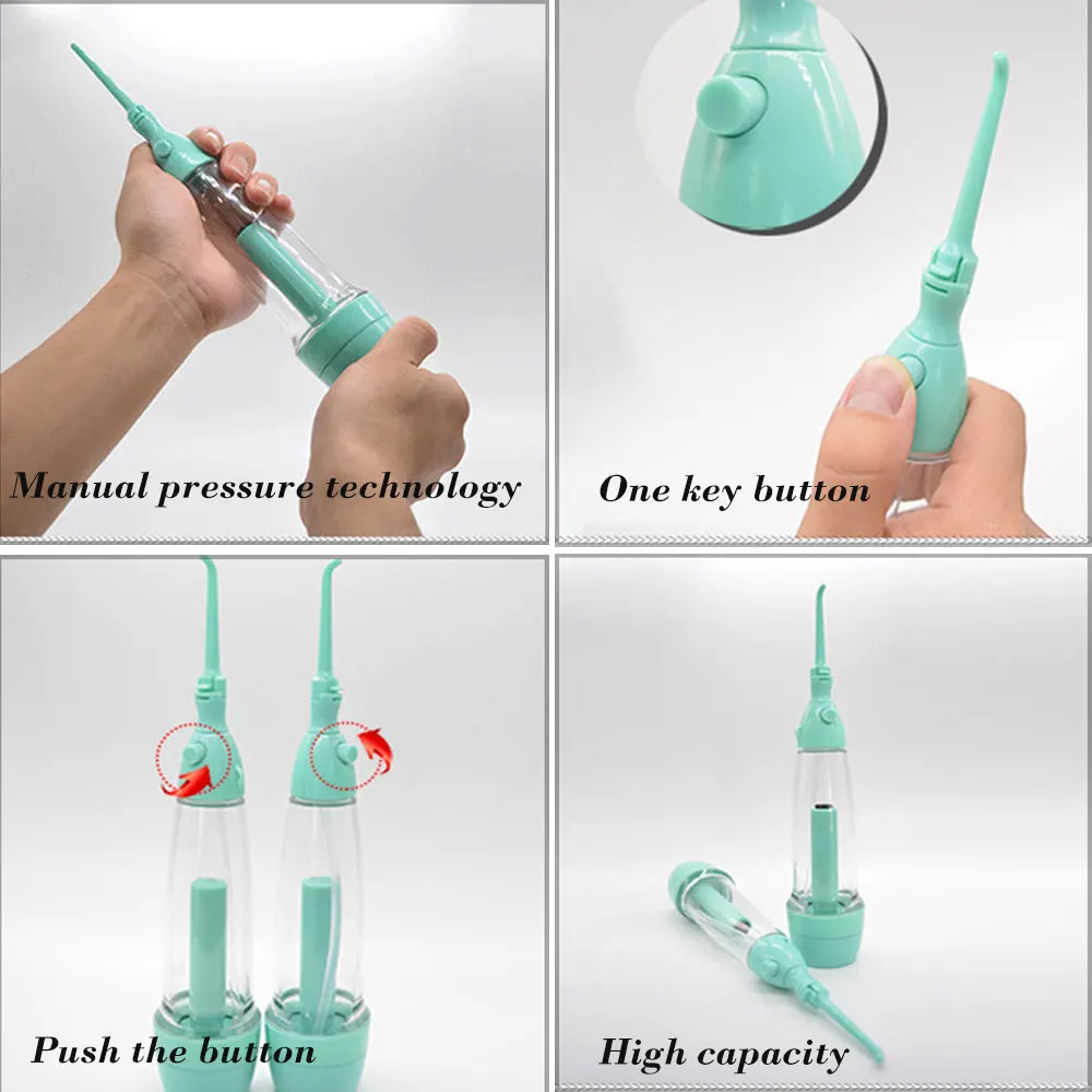 Portable Oral Irrigator Dental Flosser Product for Cleaning Teeth Water Thread Flosser Nozzle Mouth Washing Machine Dropshipping