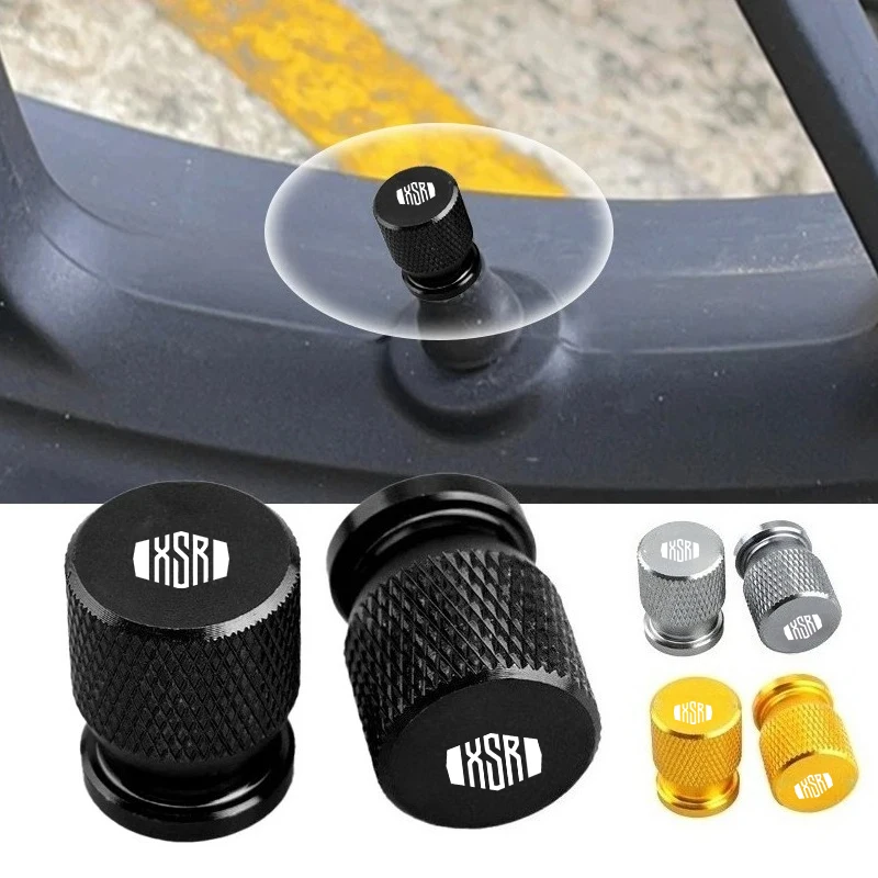 

2 Pcs Motorcycle Accessories For YAMAHA XSR700 XSR 700 XSR900 XSR 900 XSR125 155 Metal Tire Valve Air Port Stem Cover Caps