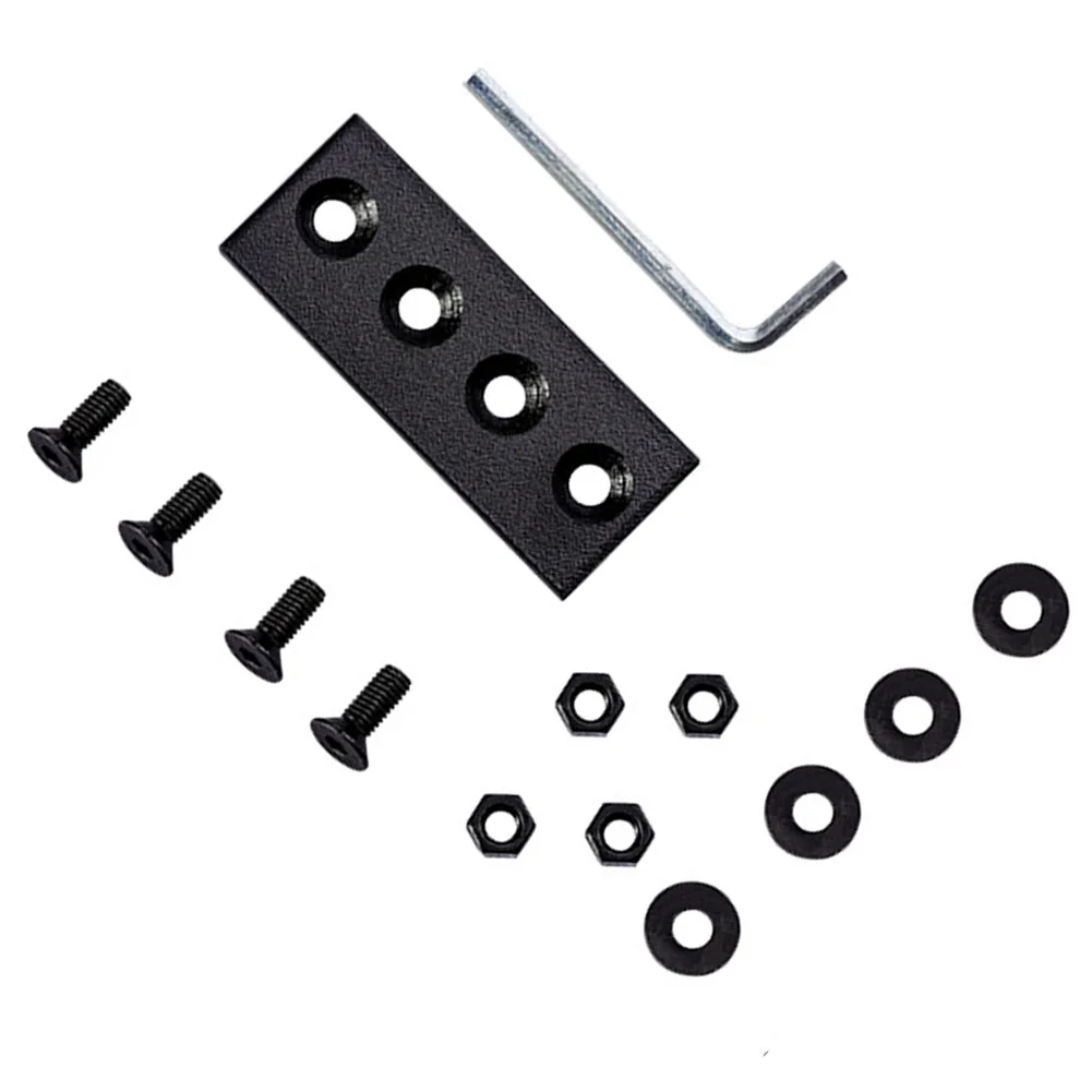 Heavy Duty Barn Door Connector Barn Door Connector Track Connector 4 hole Effortless Track Connection Hassle-Free