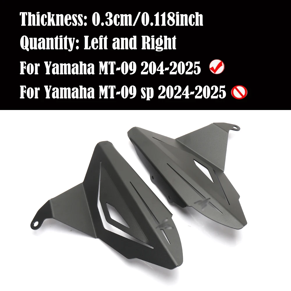 Neue Motorrad Aluminium Rahmen Schutz Abdeckung Infill Seite Panels Verkleidungen Für Yamaha MT-09 MT09 MT 09 2024 2025