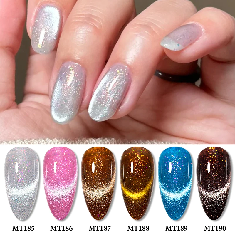 دريم آيلاند كات المغناطيسي هلام طلاء الأظافر Auroras بريق شبه دائم نقع قبالة الأشعة فوق البنفسجية LED هلام الورنيش لمستلزمات الأظافر مانيكير